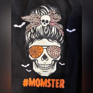 TNA Black Knit Crew MOMSTER Pullover SIZE XXL NIB